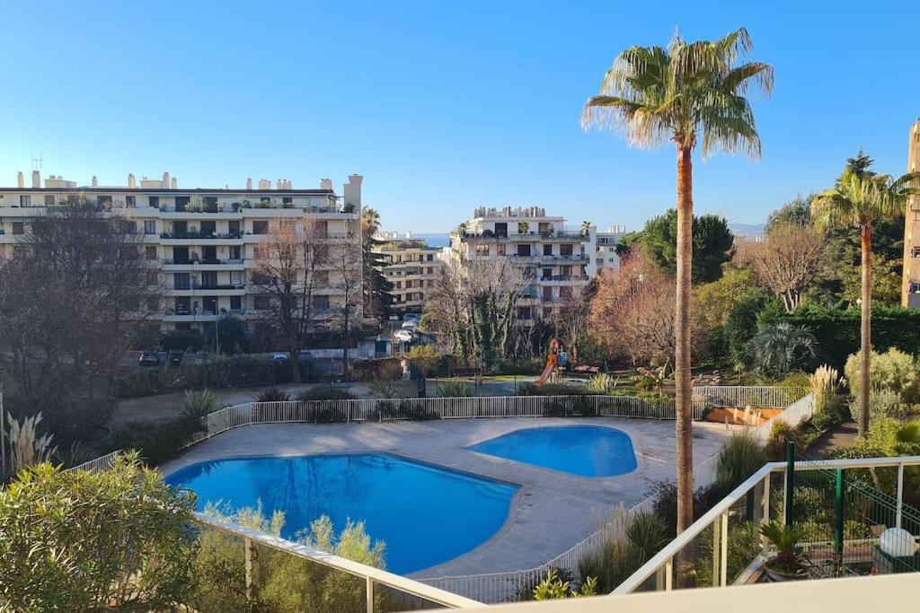Appartement Vue Mer Sur Les Hauteurs De Nice Extérieur photo